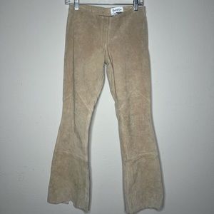 VNTG Charlotte Russe 100% Leather Pants SZ 3